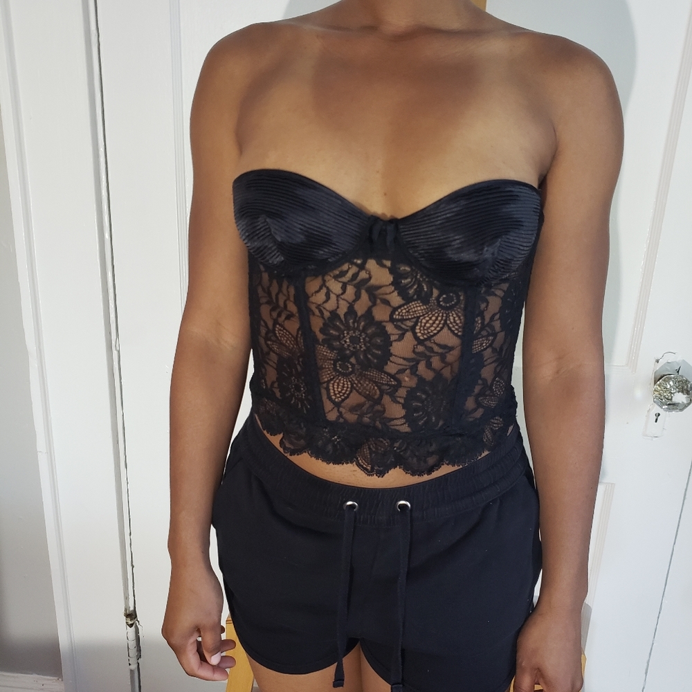 La Perla Black Lace Corset